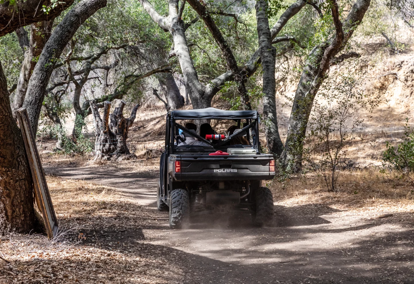 offroading through vineyard on wine tour