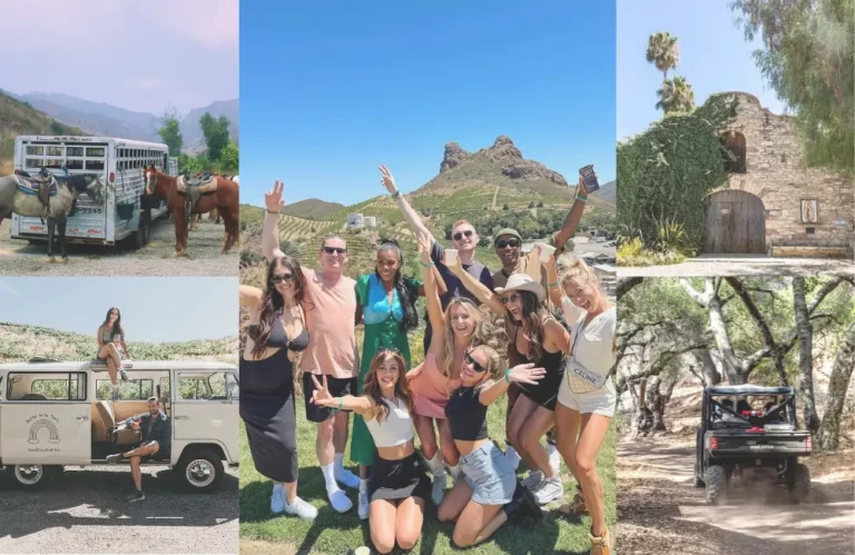 collage of things to do in malibu