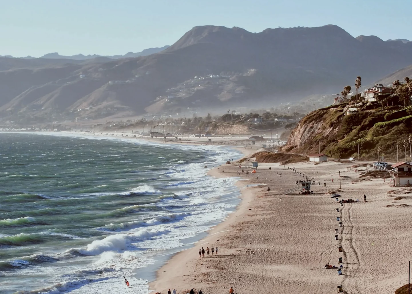 waves at point dume